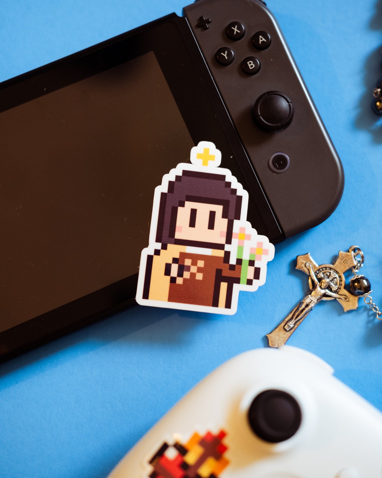 St. Thérèse of Lisieux Video Game Sticker