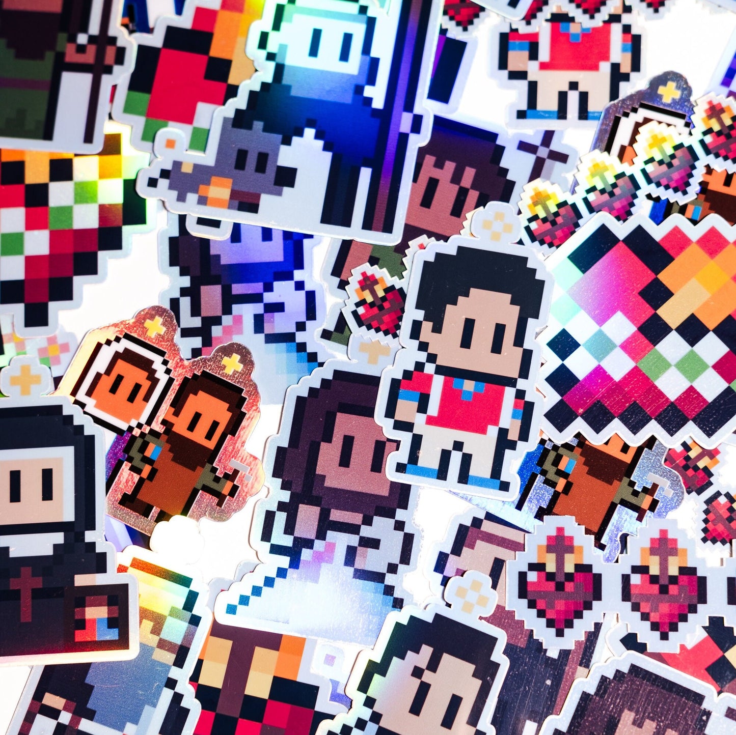 St. Mark Holographic Video Game Sticker