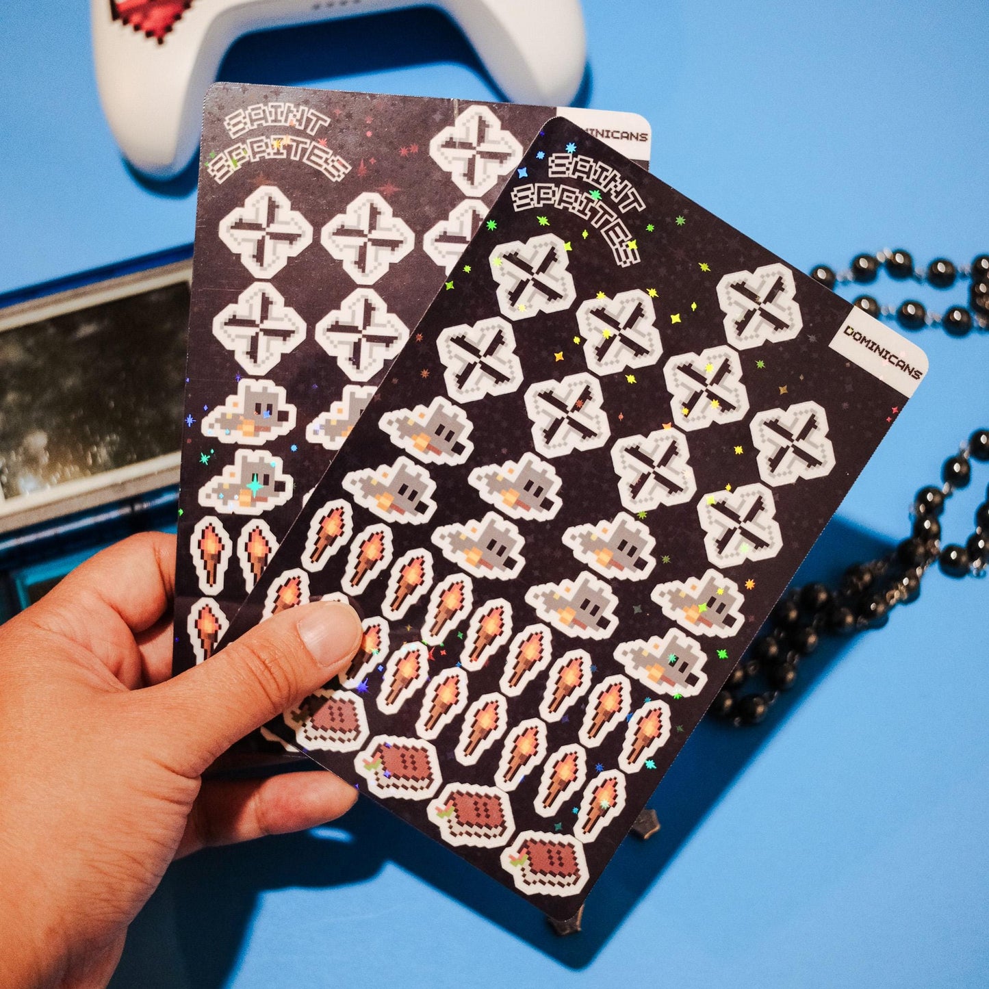 Dominicans Video Game Sprite Sticker Sheets