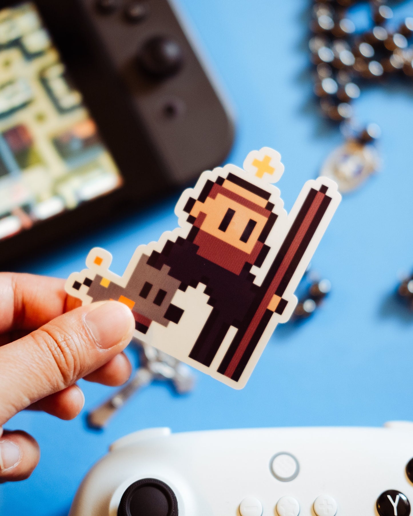 St. Dominic O.P. Video Game Sticker