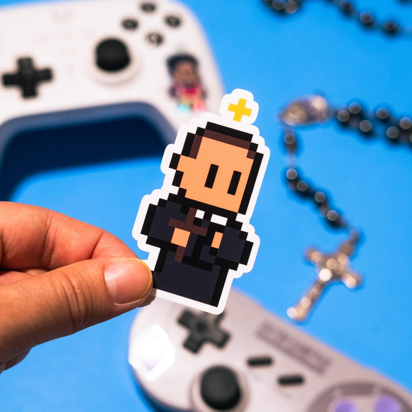 St. Gerald Majella Video Game Sticker