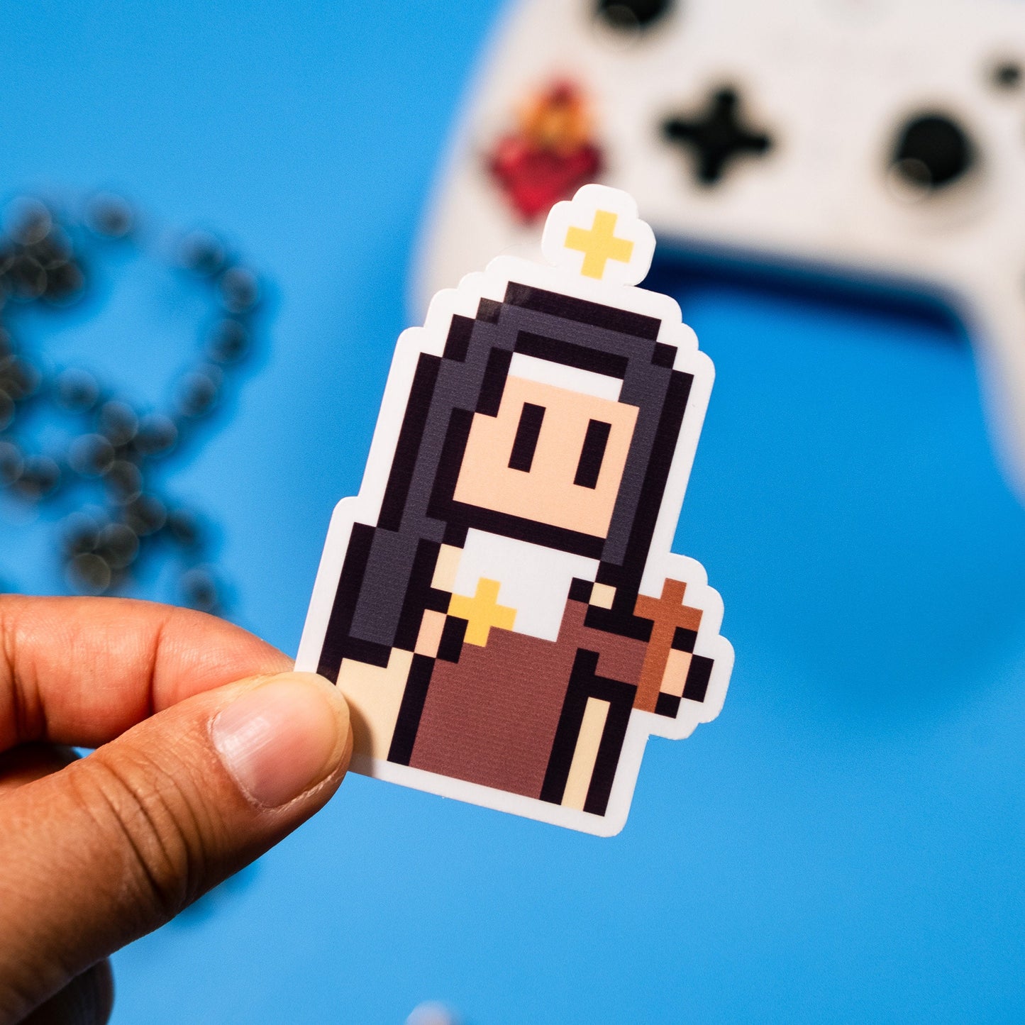 St. Teresa Benedicta of the Cross Video Game Sticker