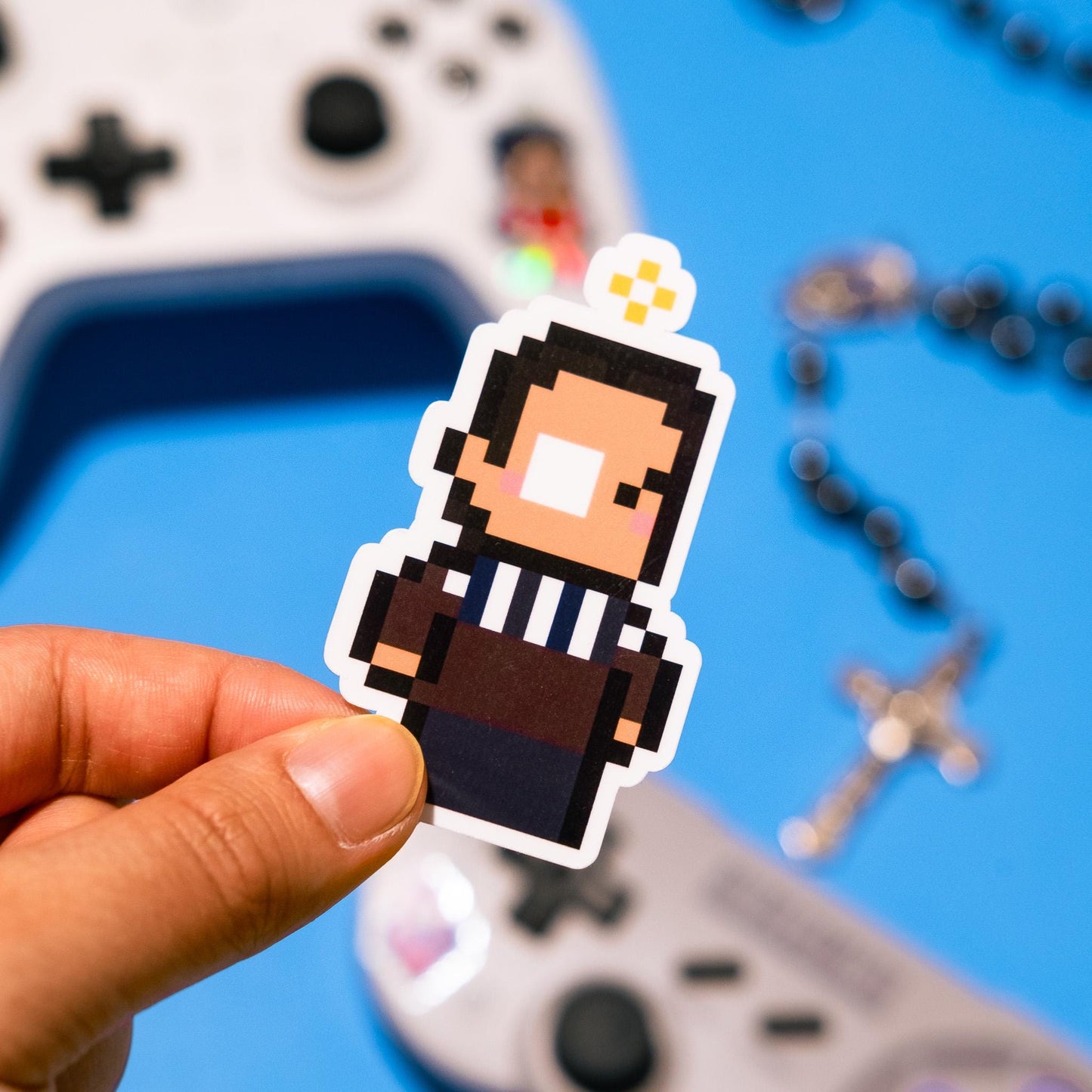 Servant of God Chiara Corbello Petrillo Video Game Sticker