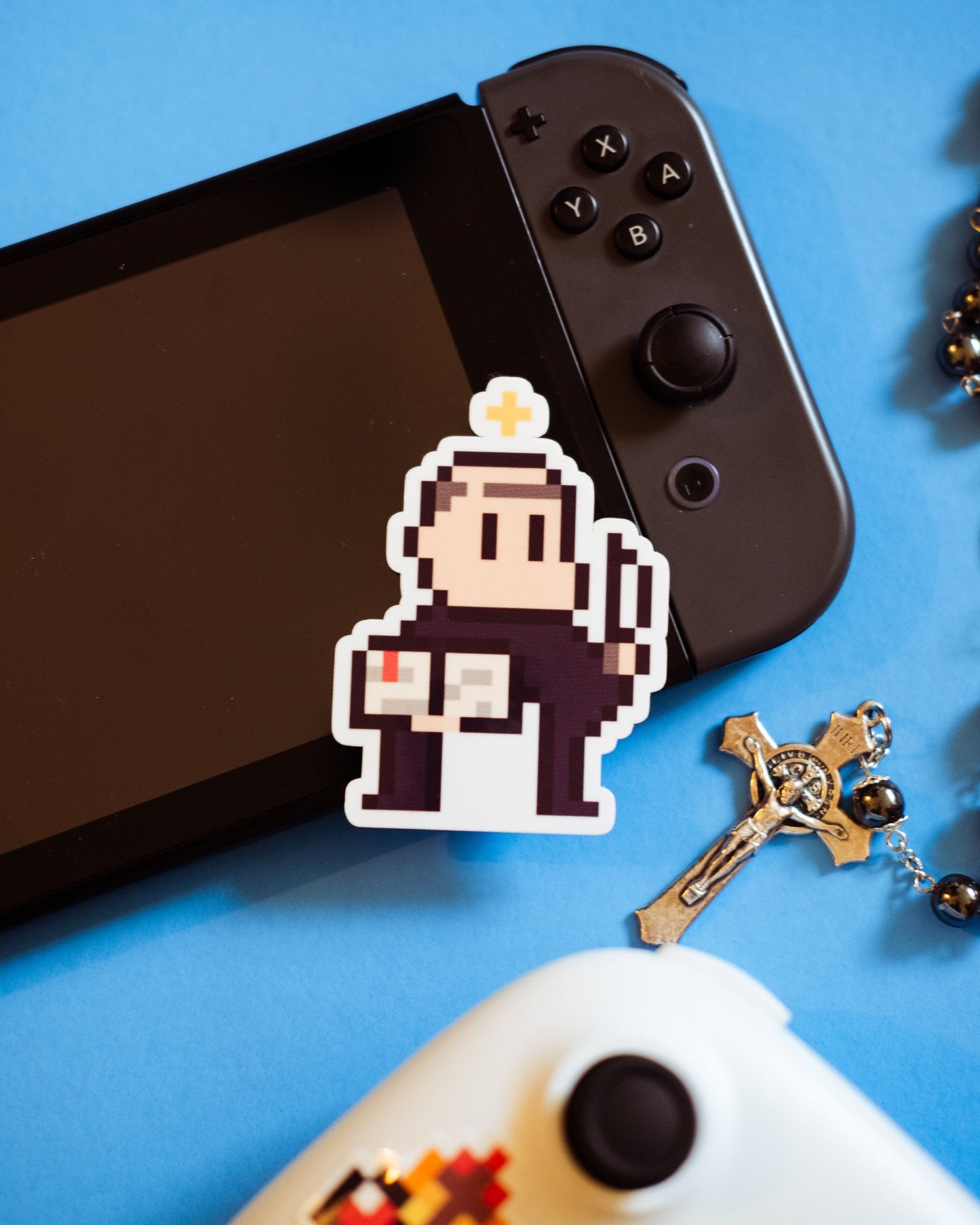 St. Thomas Aquinas Video Game Sticker