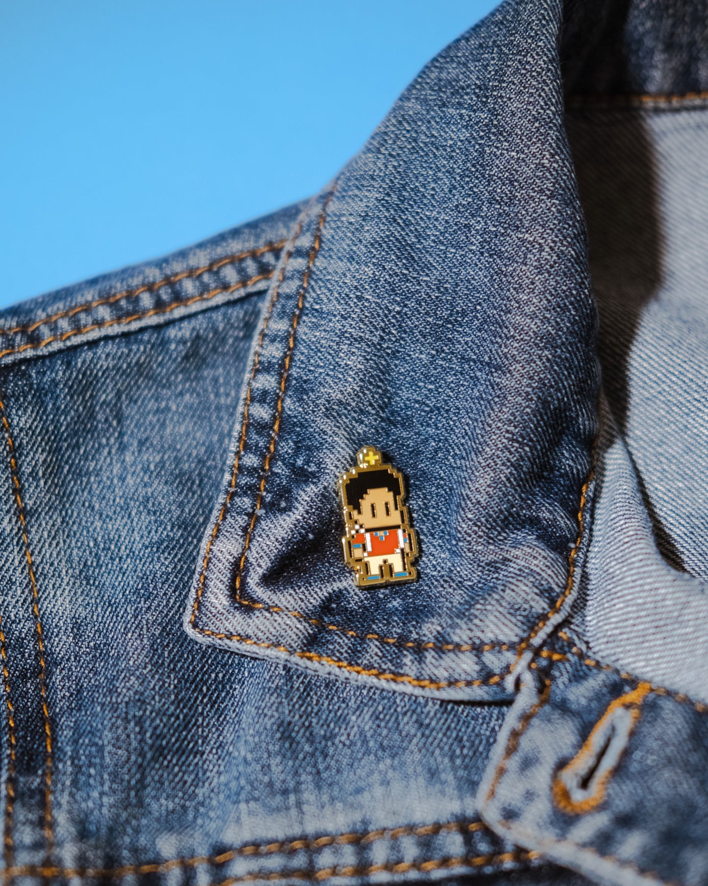 Saint Carlo Acutis Retro Video Game Enamel Pin