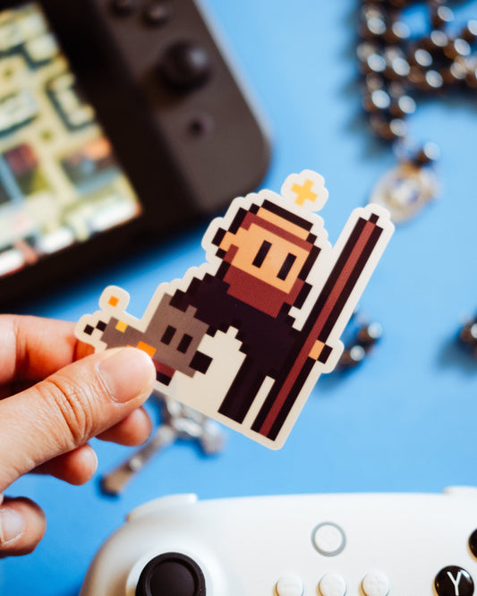 St. Dominic O.P. Video Game Sticker