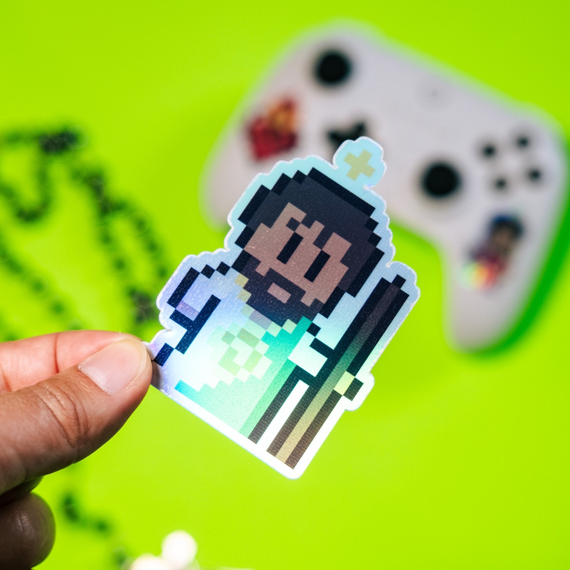 St. Jude Holographic Video Game Sticker