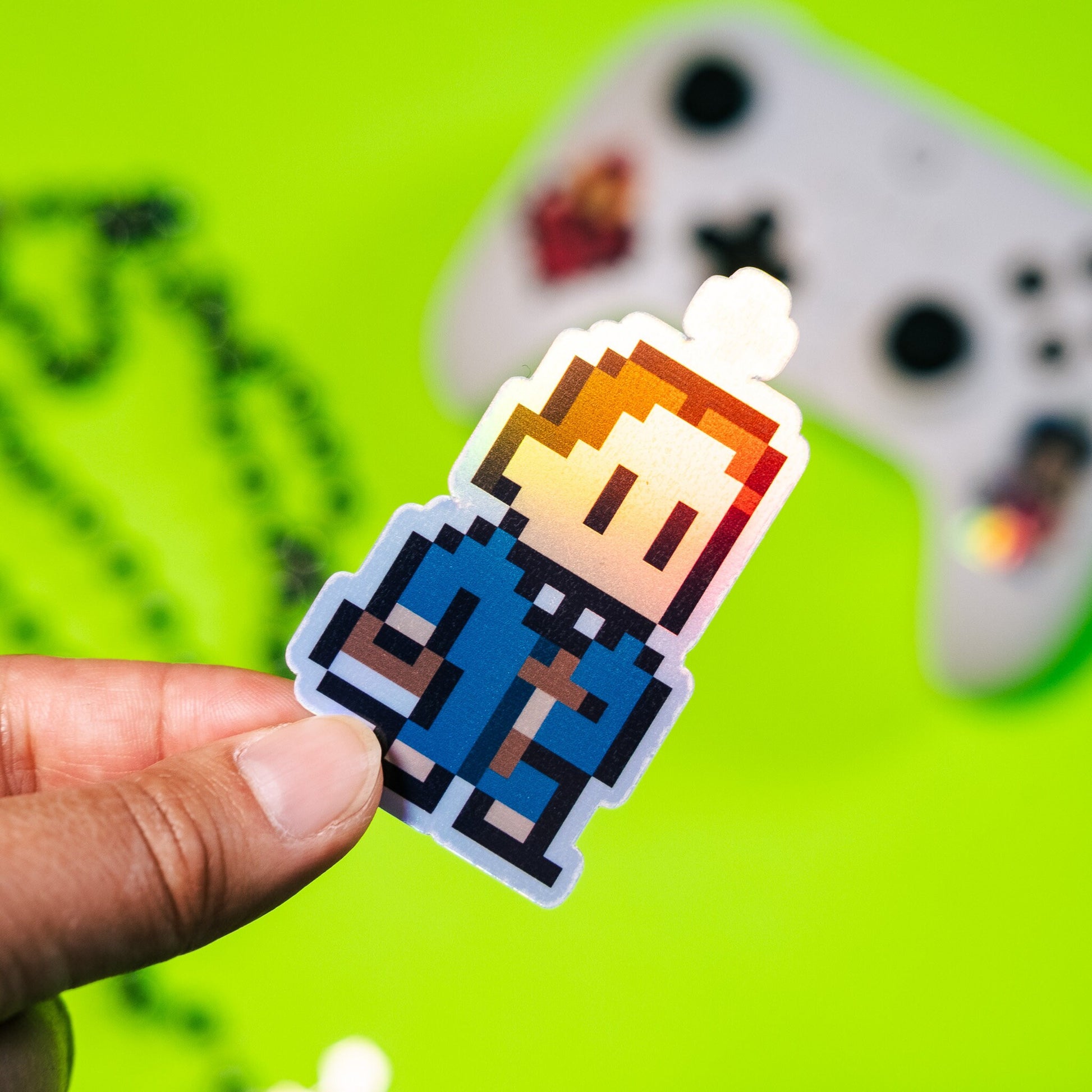 St. Edith Stein Holographic Video Game Sticker