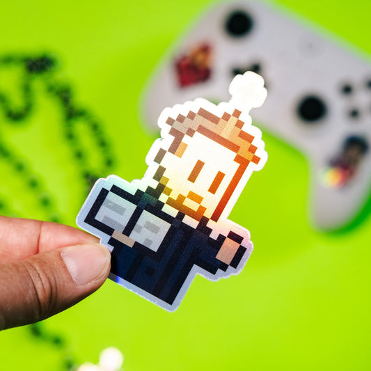 St. Ignatius of Loyola Holographic Video Game Sticker
