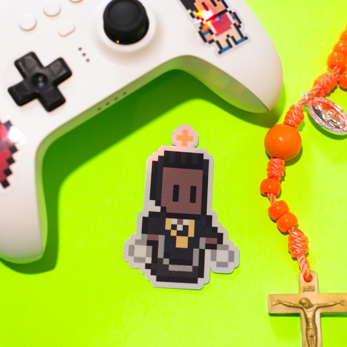 St. Josephine Bahkita Holographic Video Game Sticker