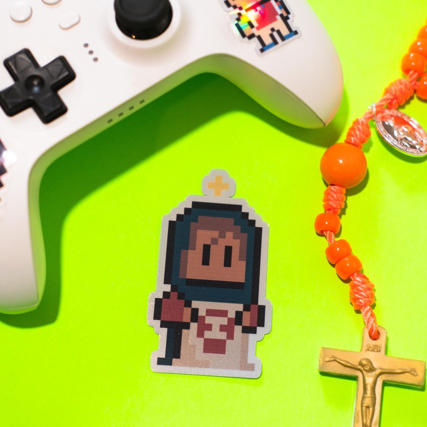St. Veronica Holographic Video Game Sticker