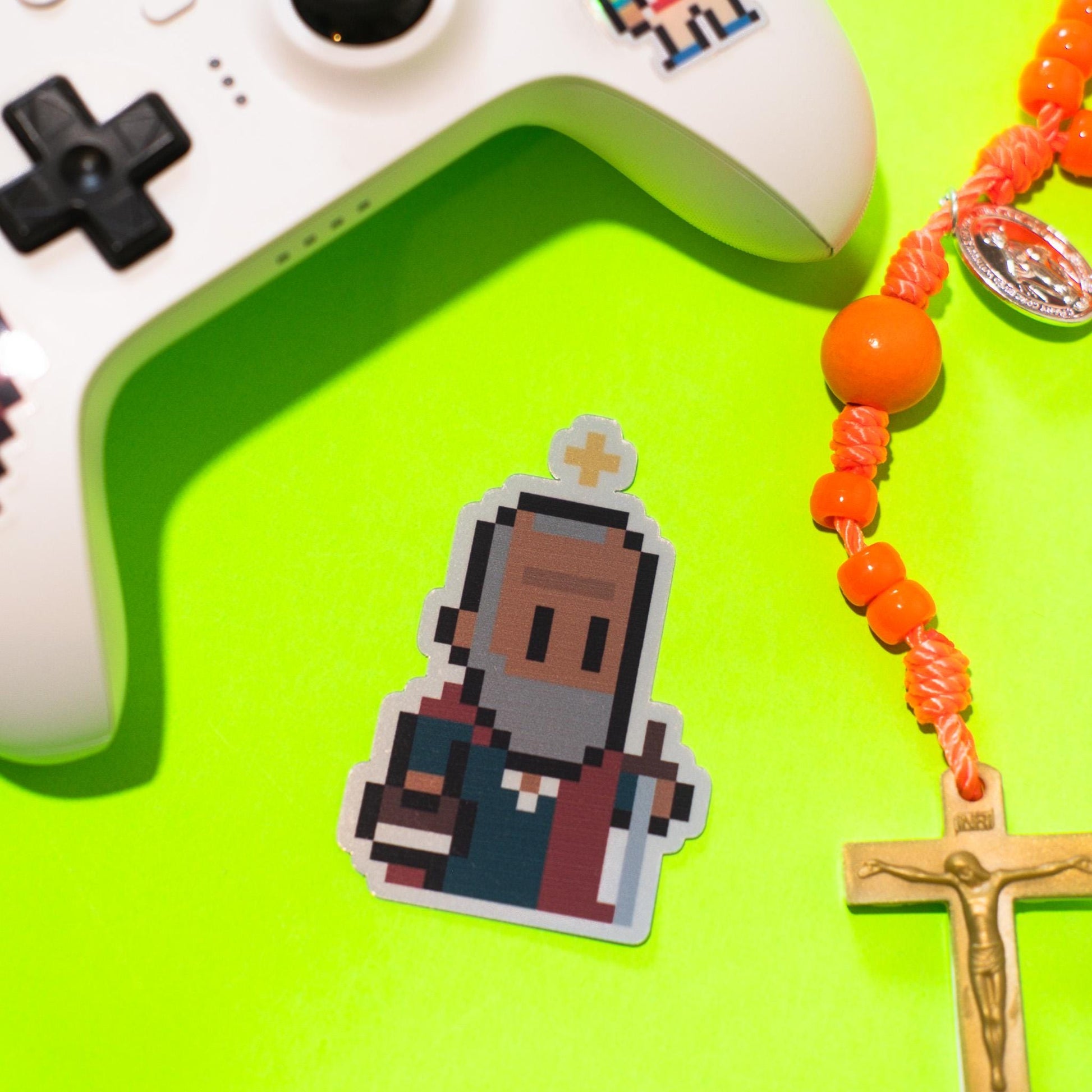 St. Paul the Apostle Holographic Video Game Sticker