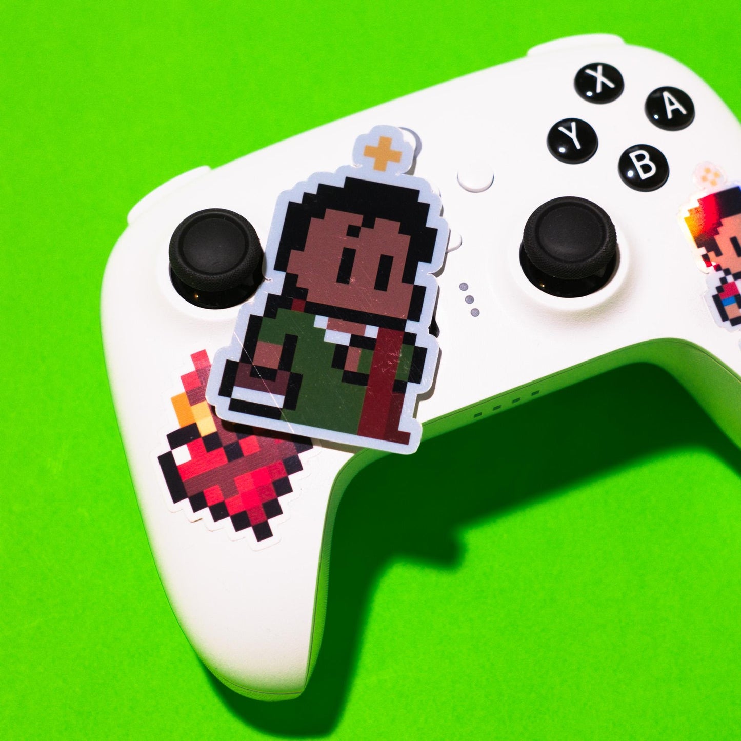 Holographic St. John the Beloved Disciple Video Game Sticker