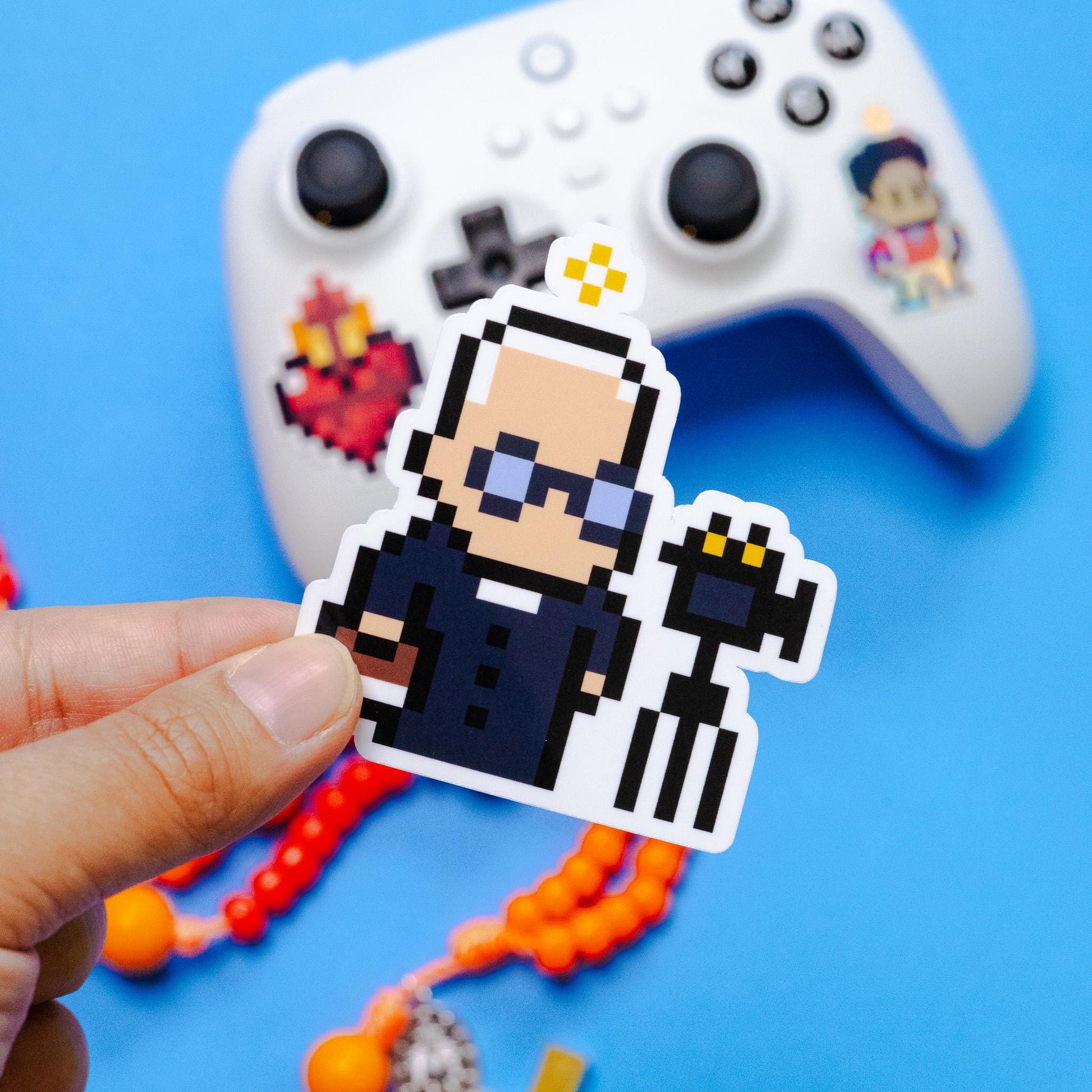 Blessed James Alberione Video Game Sticker