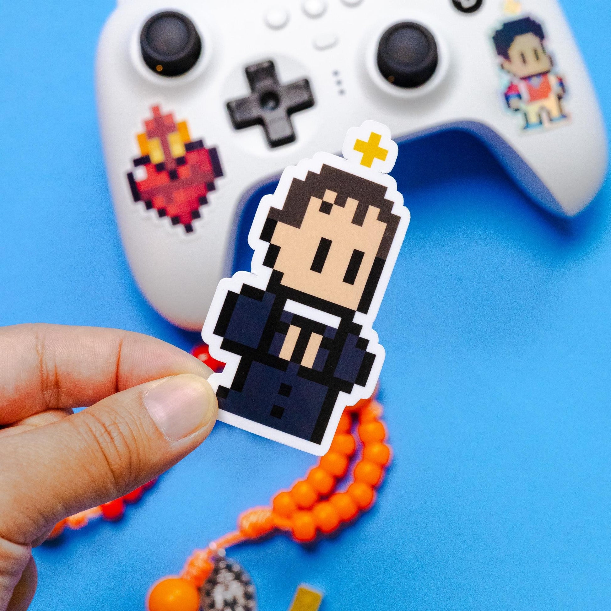 Saint John Bosco Video Game Sticker