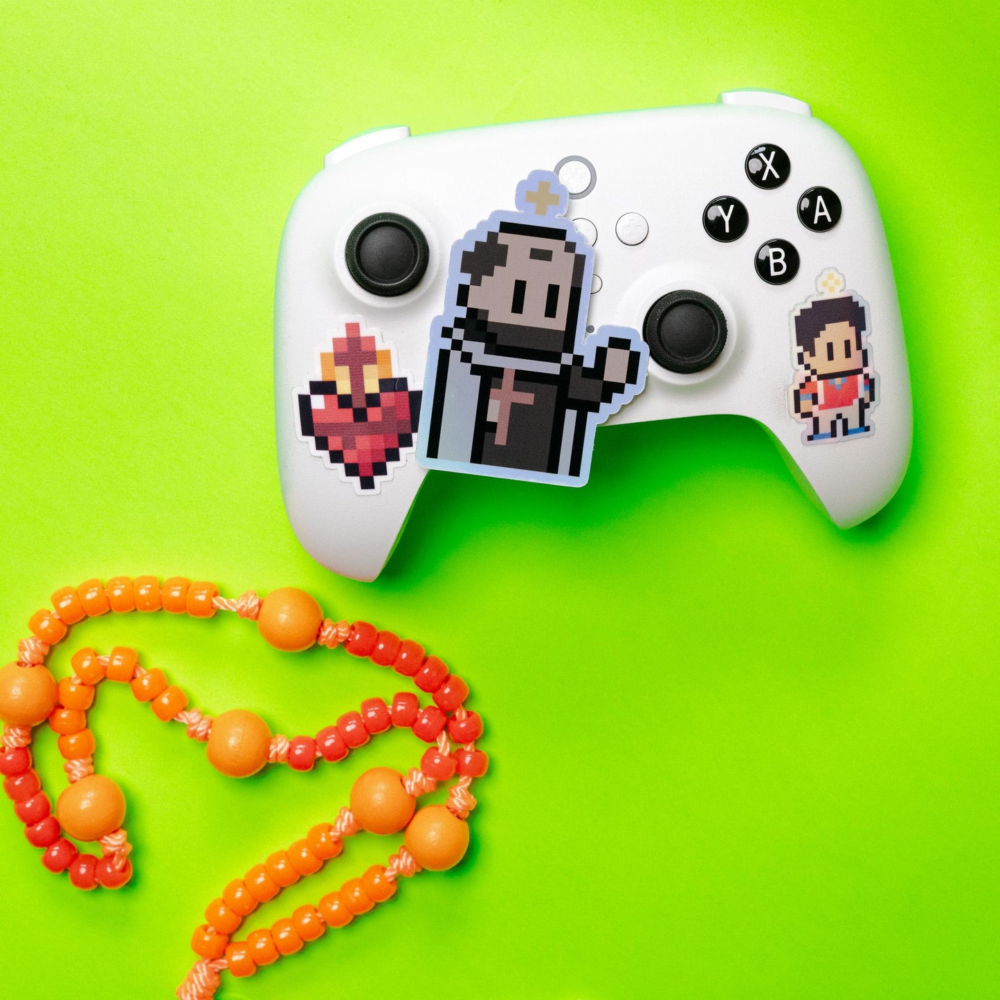 Holographic Saint John of the Cross Video Game Sticker