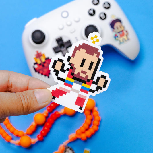 Blessed Stanley Rother Video Game Sticker