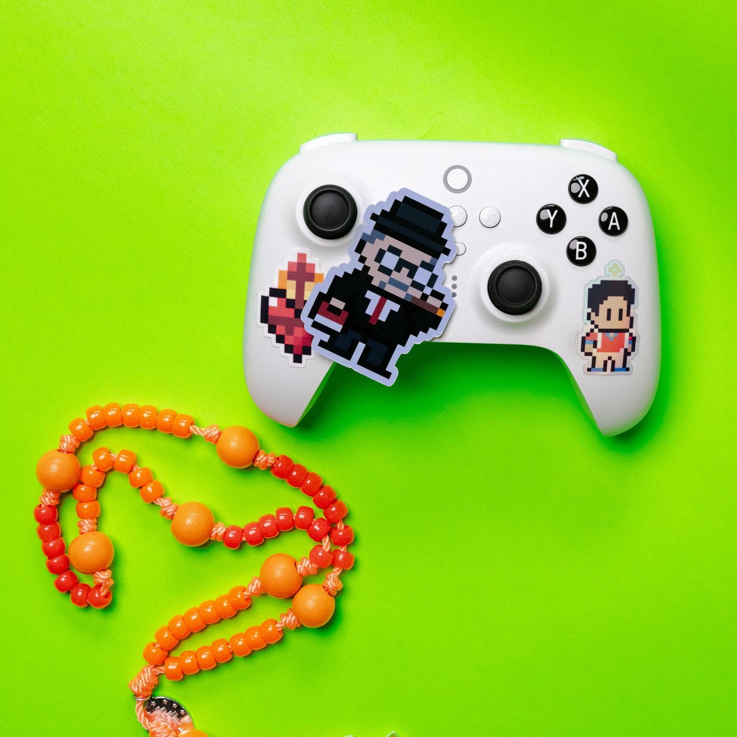 Holographic G.K. Chesterton Video Game Sticker