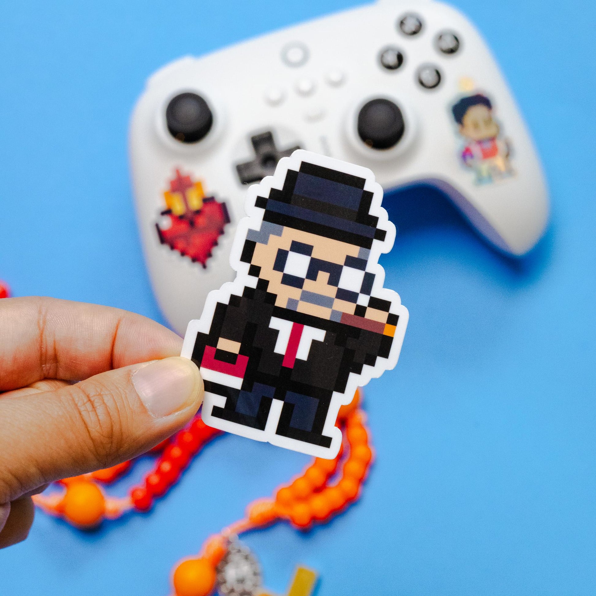 G.K. Chesterton Video Game Sticker