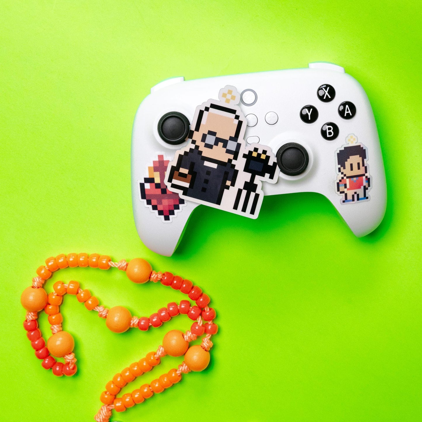 Holographic Blessed James Alberione Video Game Sticker