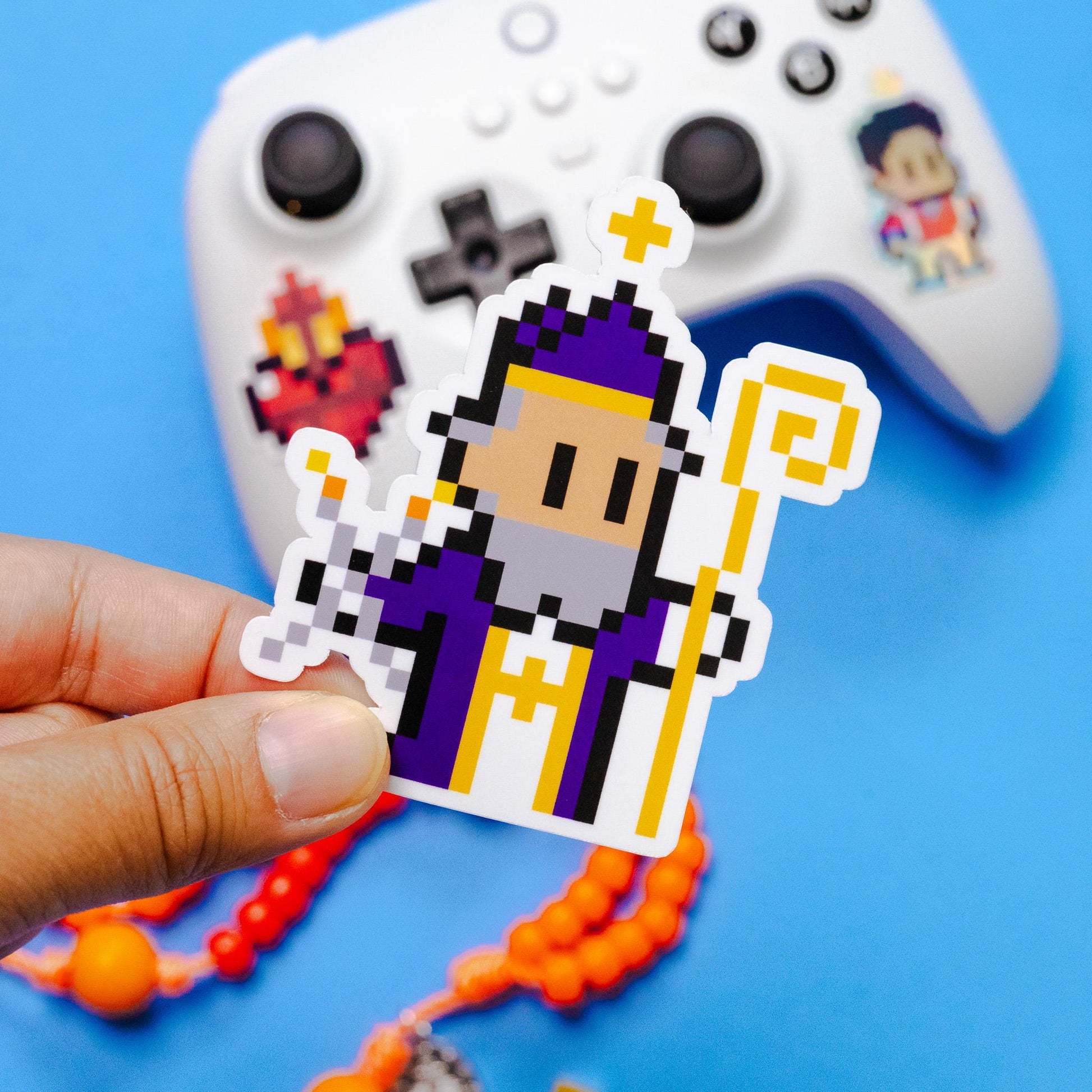 Saint Blaise Video Game Sticker