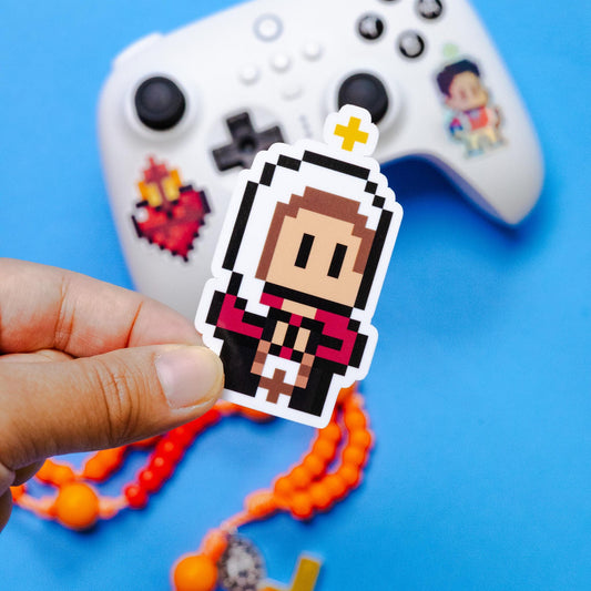 Saint Bernadette Video Game Sticker