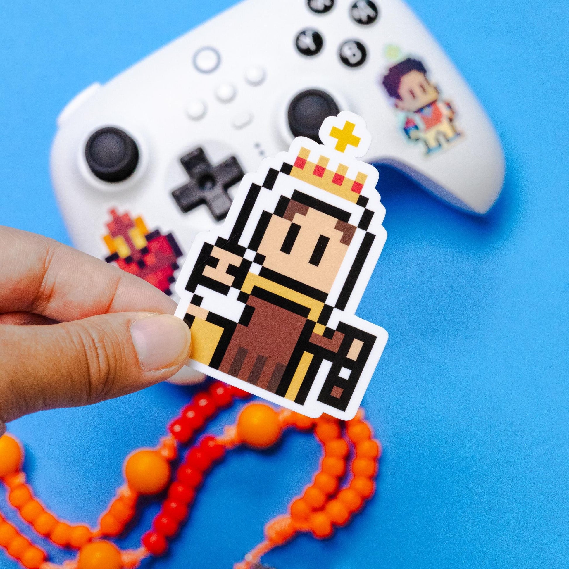 Our Lady of Mt. Carmel Video Game Sticker
