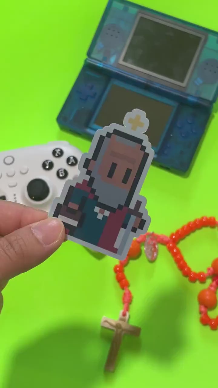 St. Paul the Apostle Holographic Video Game Sticker