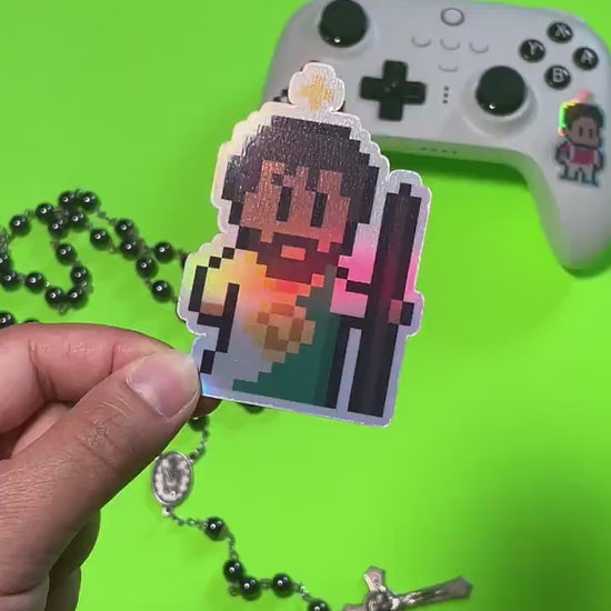 St. Jude Holographic Video Game Sticker