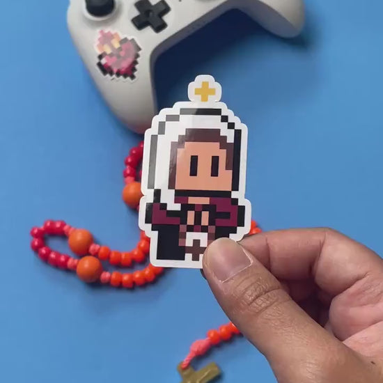 Saint Bernadette Video Game Sticker