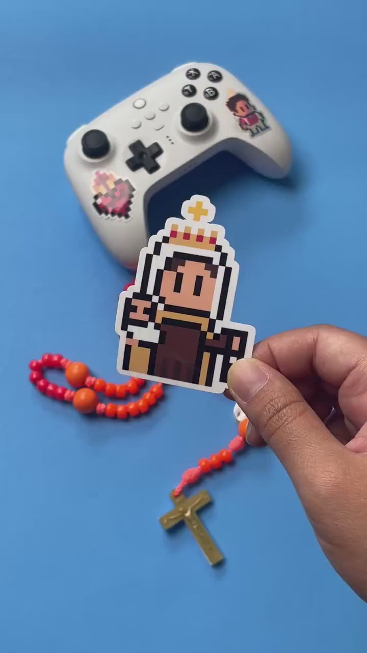 Our Lady of Mt. Carmel Video Game Sticker