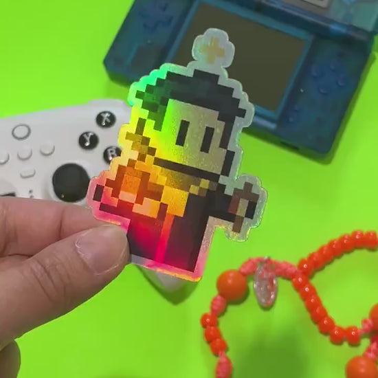 St. Thomas More Holographic Video Game Sticker