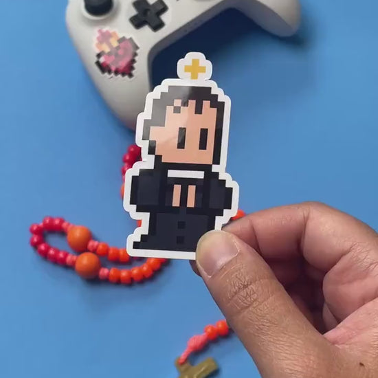 Saint John Bosco Video Game Sticker