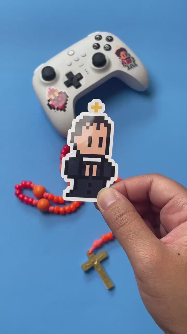 Saint John Bosco Video Game Sticker