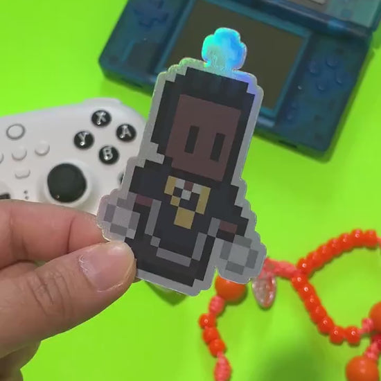 St. Josephine Bahkita Holographic Video Game Sticker