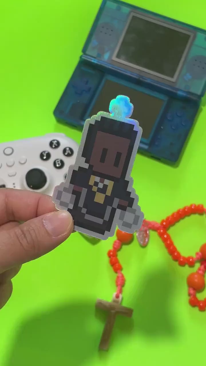 St. Josephine Bahkita Holographic Video Game Sticker