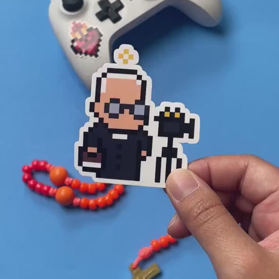 Blessed James Alberione Video Game Sticker