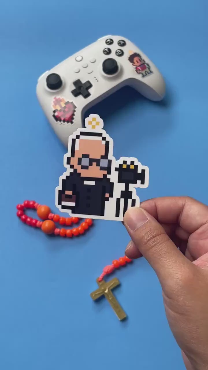 Blessed James Alberione Video Game Sticker