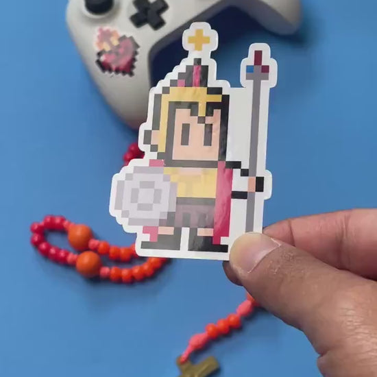 Saint Longinus Video Game Sticker