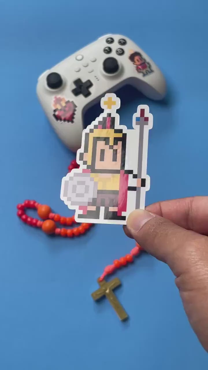 Saint Longinus Video Game Sticker