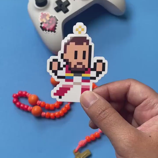 Blessed Stanley Rother Video Game Sticker