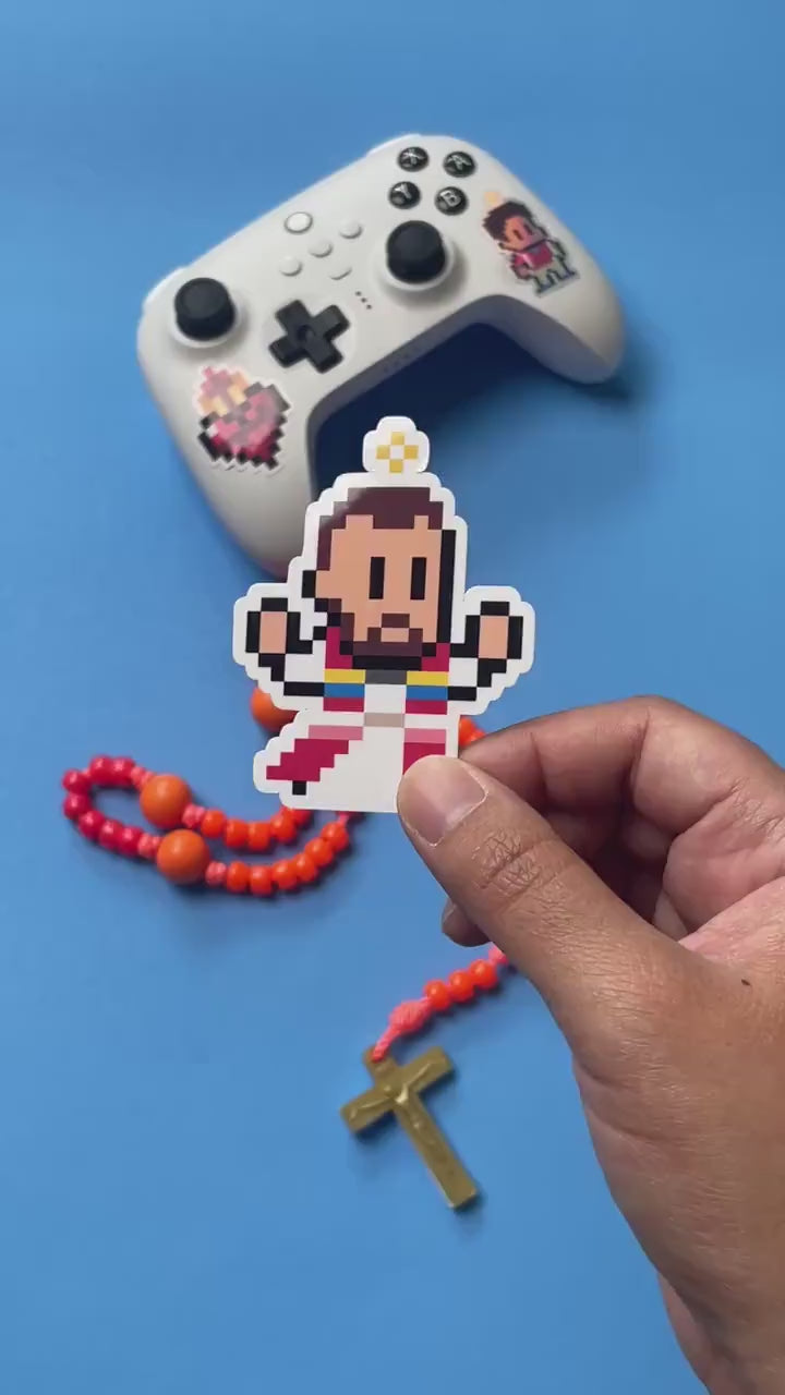 Blessed Stanley Rother Video Game Sticker