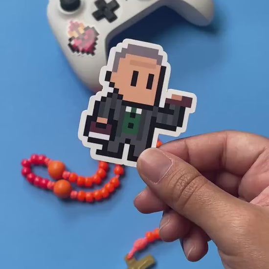 J.R. Tolkein Video Game Sticker