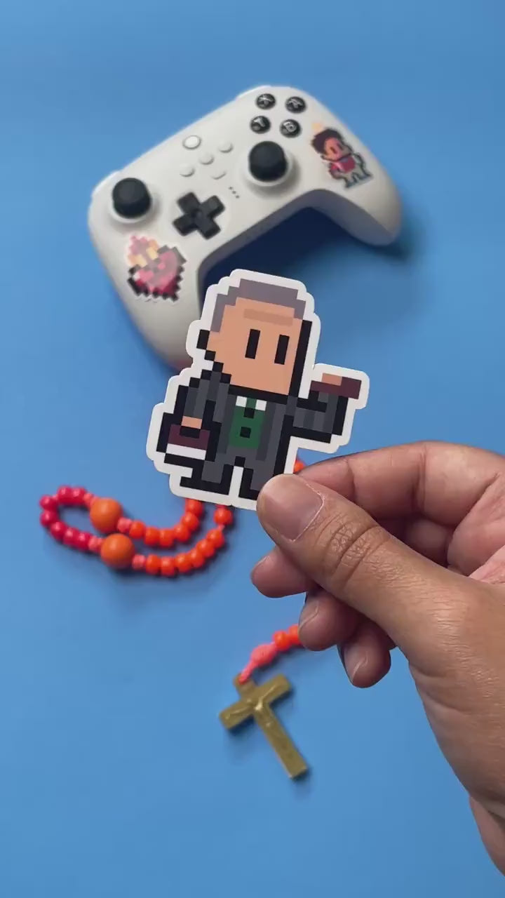 J.R. Tolkein Video Game Sticker